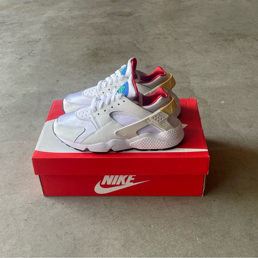 Nike Air Huarache 'White Phantom' Classic Running Sneakers/Shoes 5.5 Youth/Teen